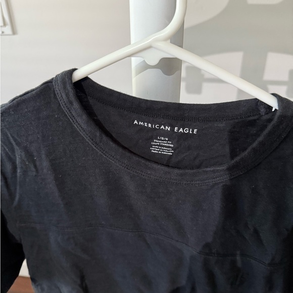 American Eagle Outfitters Black and Gray Short Sleeve Tees - Picture 2 of 2
